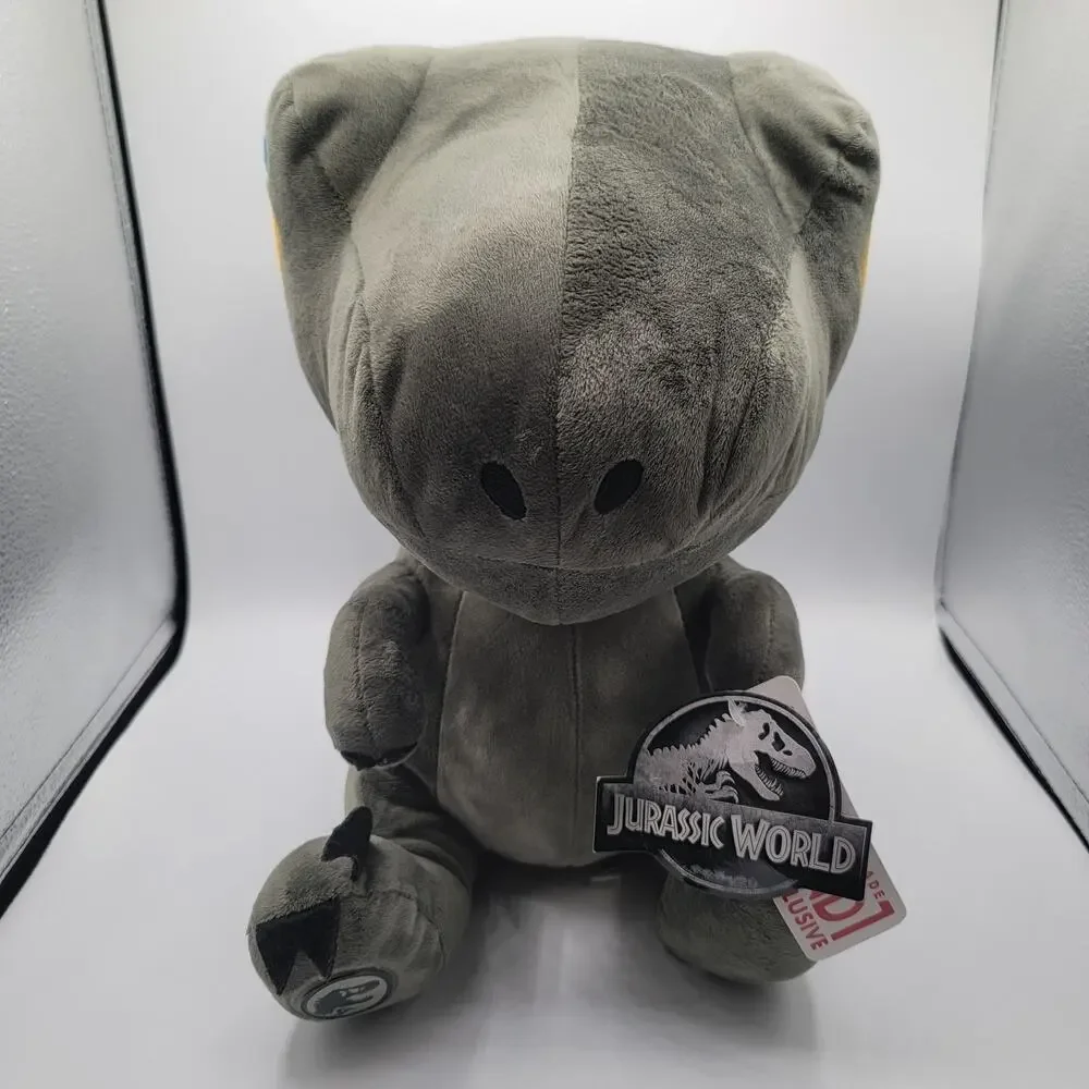 Jurassic World Blue Velociraptor Plush Stuffed Dinosaur Toy NWT Round 1 Exclusiv